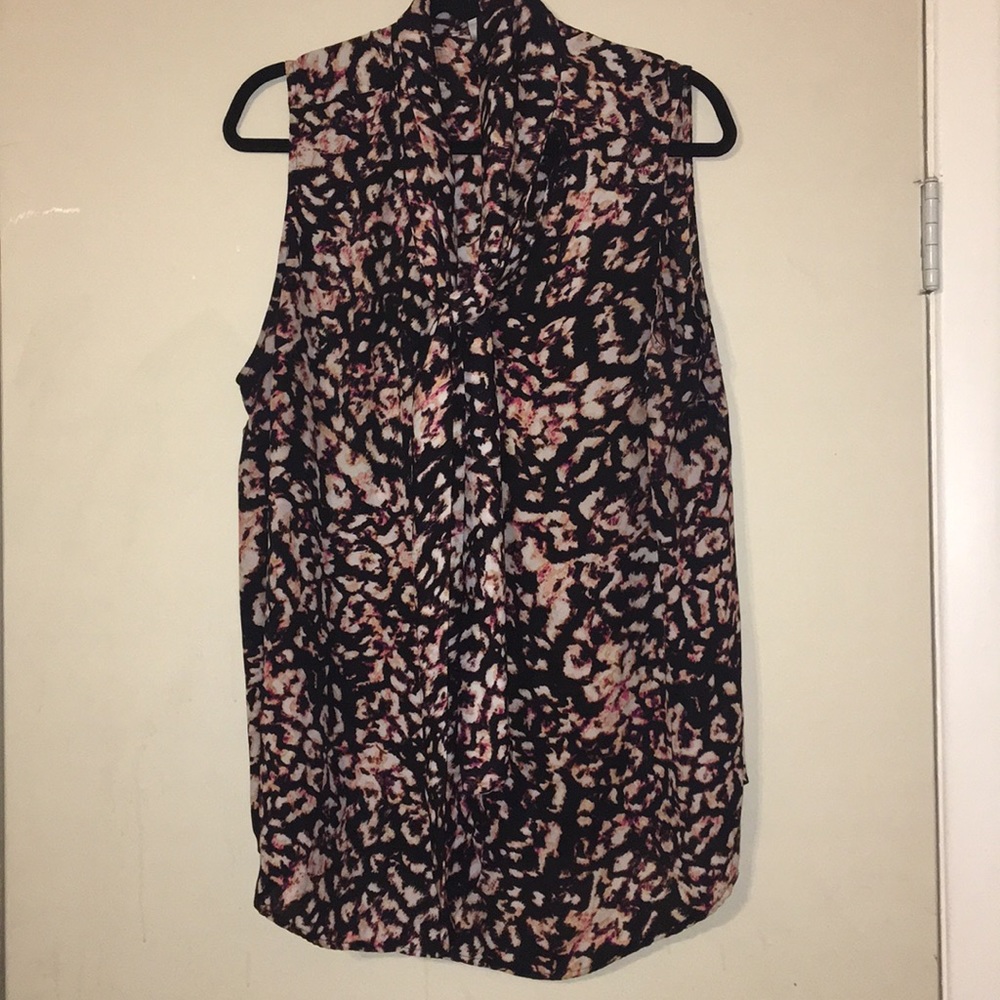 Ava Viv Plus Size Sleeveless Tie Top